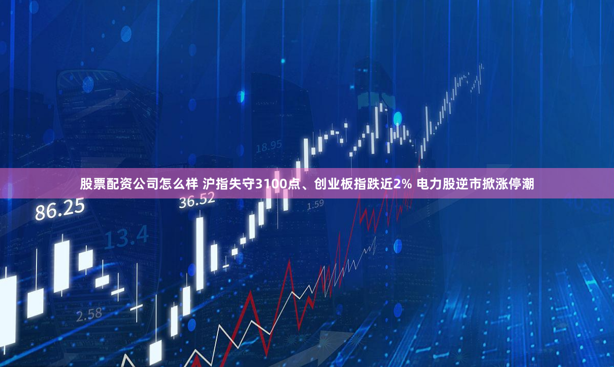 股票配资公司怎么样 沪指失守3100点、创业板指跌近2% 电力股逆市掀涨停潮