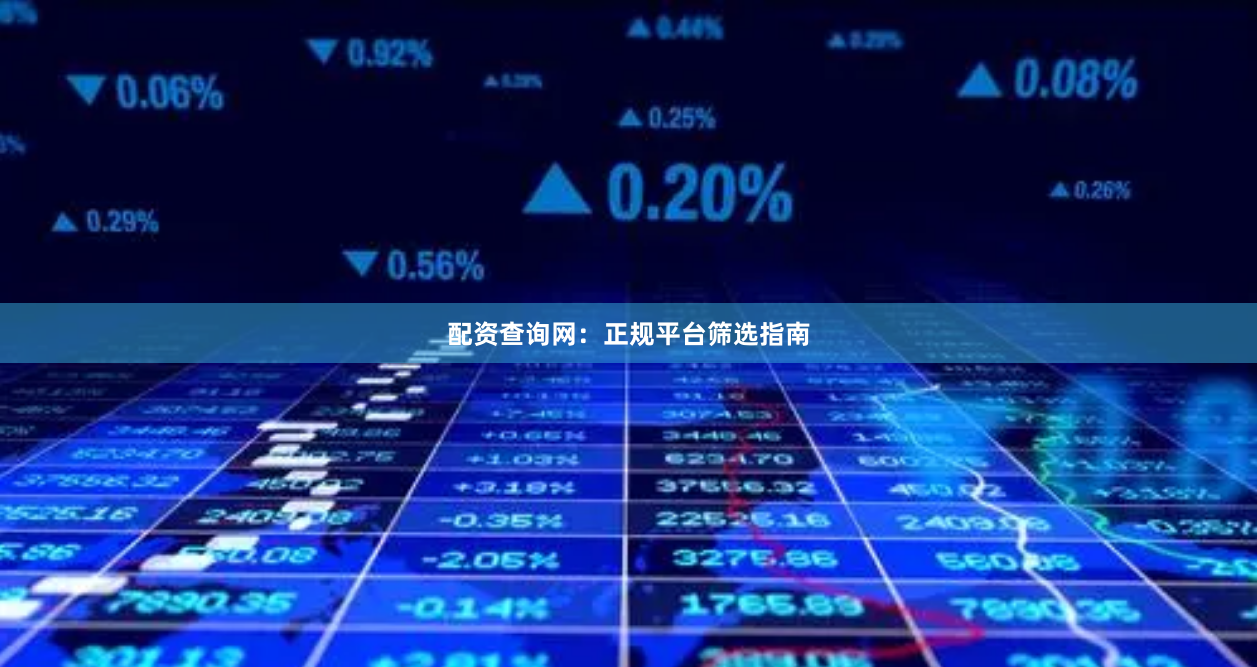配资查询网：正规平台筛选指南